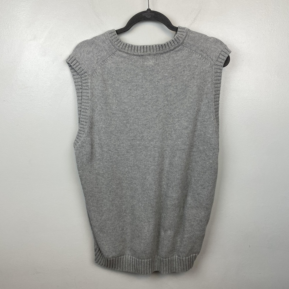 LL Bean V Neck Knit‎ Sweater Vest Mens Large - Picture 5 of 8